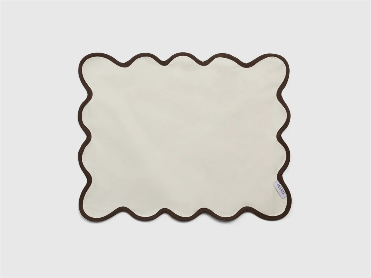 Poppy Placemat Ivory/Brown